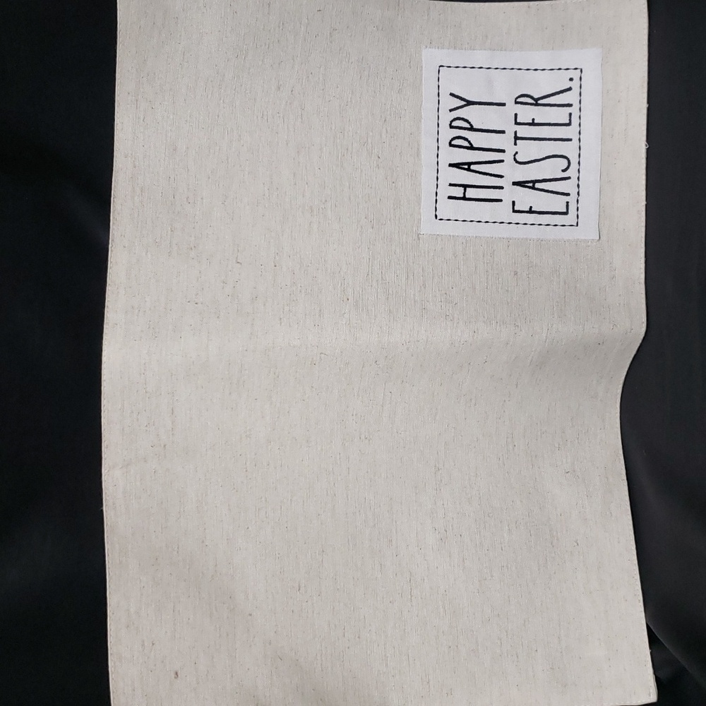 Rae Dunn NWOT "HAPPY EASTER" Neutral Set/4 Placemats